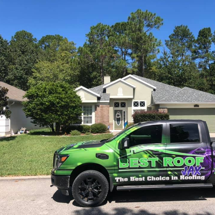 best roof jax truck outside of home in areas served