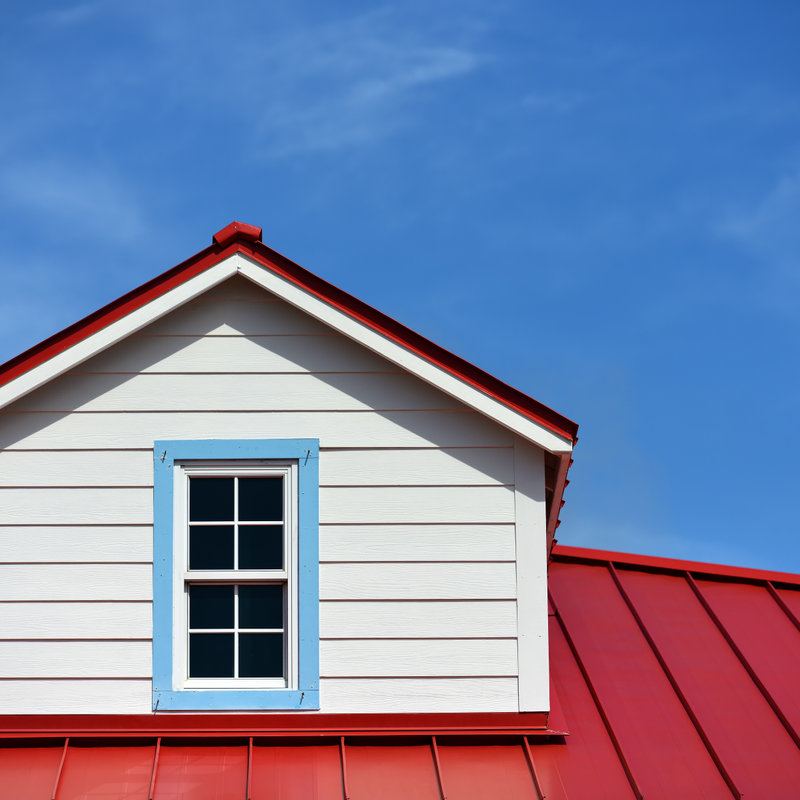 metal roofing on a house